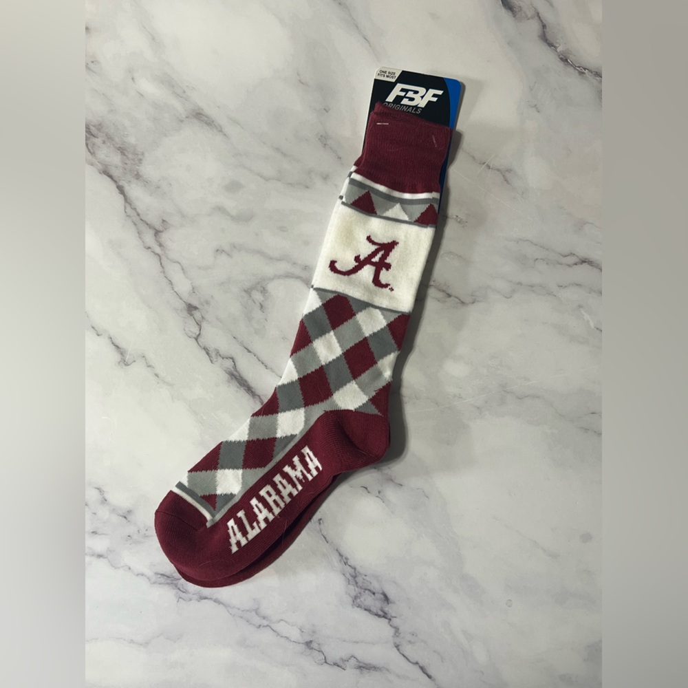 NWT - University of Alabama Socks - OS